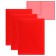 Set of folders A5, 20 inserts, calligrata, red, 3 pieces