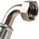 Water eyeliner Stout SHF-0166-252525, 1 "X1", external/int. thread, corner, 60 cm, steel