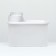 Animal fountain 20 x 17 x 15.5 cm, white