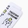 Women's socks "I work for days", white color, size 36-40