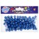 Figure for crafts and decor "Shar", set 55 pcs., Size 1 pcs: 0.5 - 1 cm, blue color
