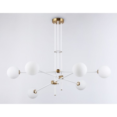 Suspended Ambrella Light, Modern, TR2521, 6XG9, white color, brass-1