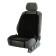 Nabbage with heated Torso, 12 V, regulator, wire 120 cm, claim. fur, black