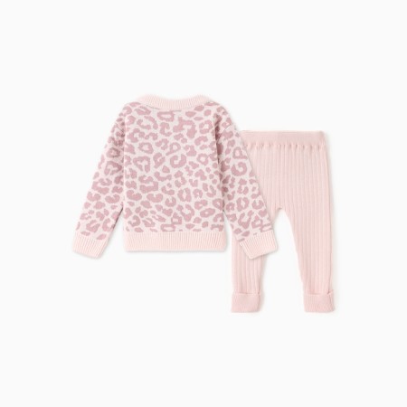 Knitted crumb costu I Leo Baby Height 86-92 cm, pink-10