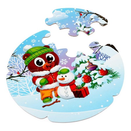 Puzzle-lots "Seasons", 5 puzzles, 30 elements-2