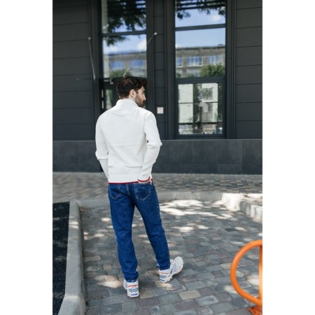 Jumper male ise, size 48, white color-10