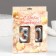 Candle in the cake jubilee "line" (set 2 in 1), number 30, silver metallic, 6.5 cm