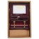 Set of desktop Bestar Apollon, made of wood, 6 objects, double tray, red tree