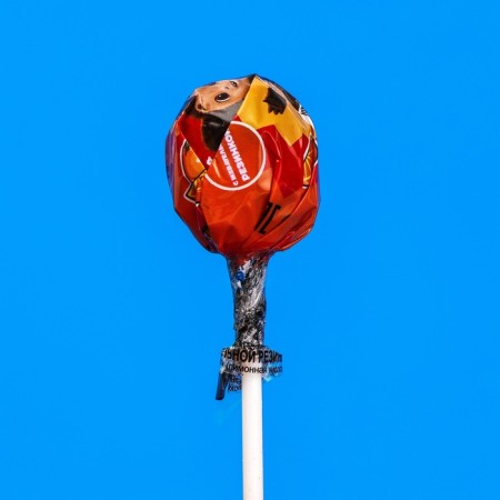 Caramel with chewing elastic "Cheburashka Sweet Bar", on a stick, 15 g-4