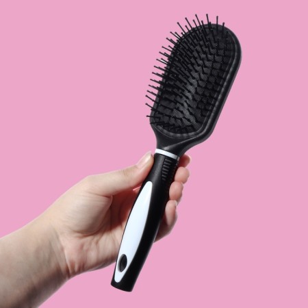 Massage comb, 6.7 × 24 cm, black/white color-2