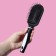 Massage comb, 6.7 × 24 cm, black/white color