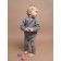 Sweater Children's Knitted Amarobaby Warm, height 92 cm, color gray color