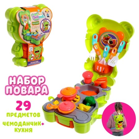 Game set "Little Chef" in a suitcase