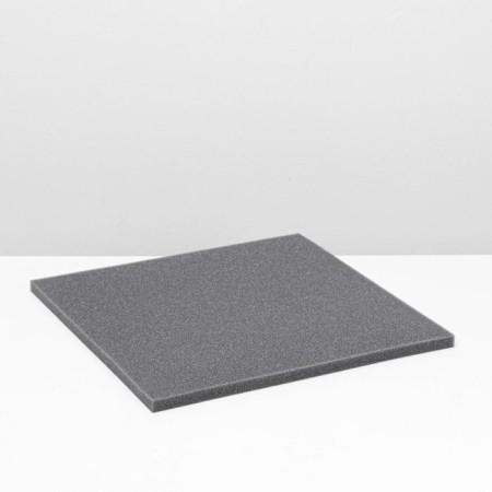 Rectangular sponge, sheet 50 x 50 x 2 cm, gray-1