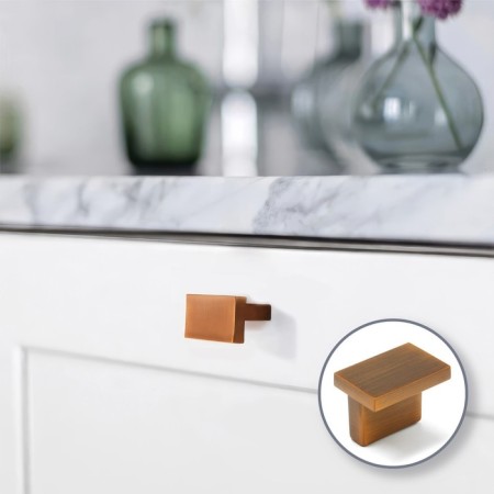 Furniture handle CAPPIO RT202, coffee color, 8 pcs.-4