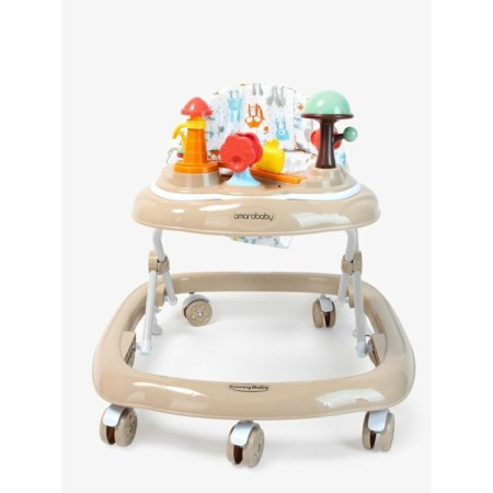 Walks of children's Amarobaby Running Baby, with an electronic game panel, brown color-13