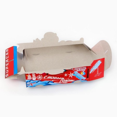 Gift box New Year's racer 4.6 (5.2) x 26.8 x 12.5 cm-3