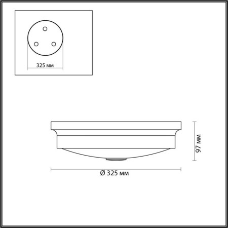 Lamp Marsei, 3x40W E14, Nickel color, IP20-4