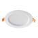 Built -in LED LED NOVOTECH, 10 W, 220 V, 110x110 mm, d = 110 mm, white