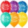 Shar Latex 14 “Happy Birthday to you!”, Notes, pastel, silk -screen printing, set 25 pcs., Mix