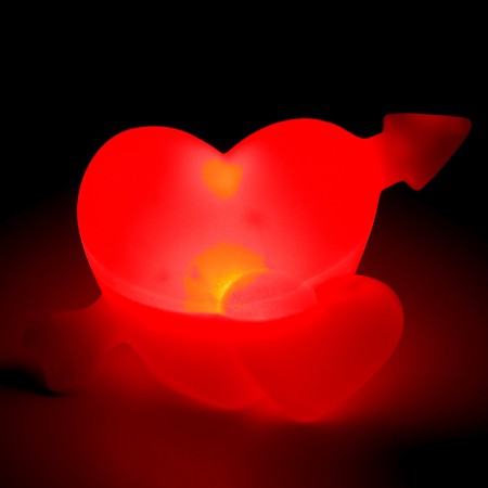 LED lumberry "Heart", red glow-4