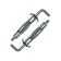 Anchor "bison", type of molly, for hollow structures, galvanized, M4, 13x32 mm, 150 pcs