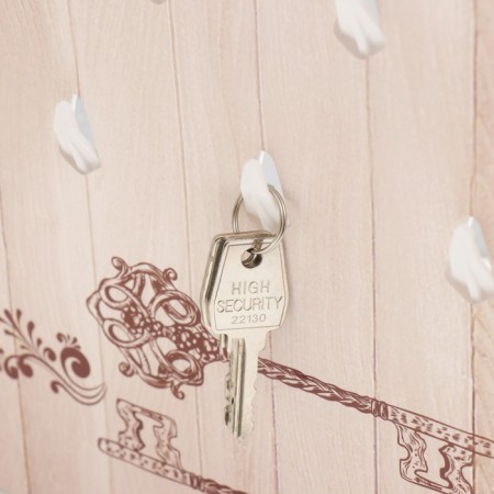 Key closed "sailboat" 26.5x31.5 cm white-3
