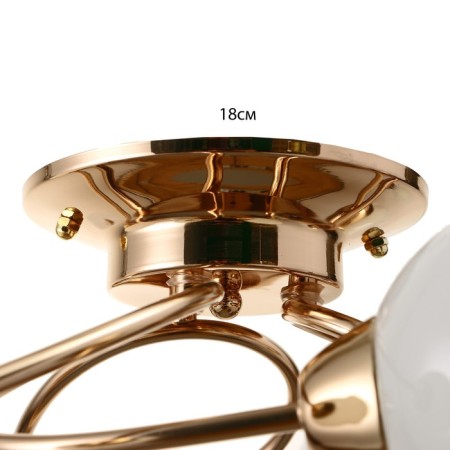 Frida chandelier 6he27 40W gold 60x60x28 cm Bayerlux-4