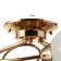 Frida chandelier 6he27 40W gold 60x60x28 cm Bayerlux