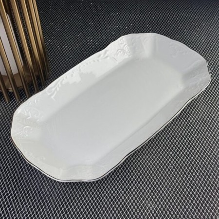 Rectangular dish Lenardi Maria Gold, length 35 cm
