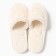 Women's slippers with an open nose, size 36-37, milk
