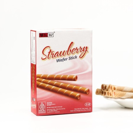 Willie Wafer biscuit sticks with strawberries, 40 g-3