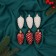 Jewelry decoration "Assorted Classic" (set 6 pcs) 7.5x3.5 cm, red white