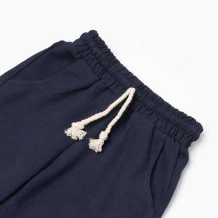 Set for a boy (T -shirt/shorts), blue color, height 98cm-5