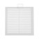 Grate Ventilation RVS RV, 192x192s, 192x192 mm, invoice, with a grid, stiff
