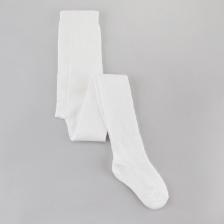 Pantyhose children, white color, height 110-116-5
