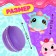 Toy-Surprise "Myak-Zhmyak", purple, mix