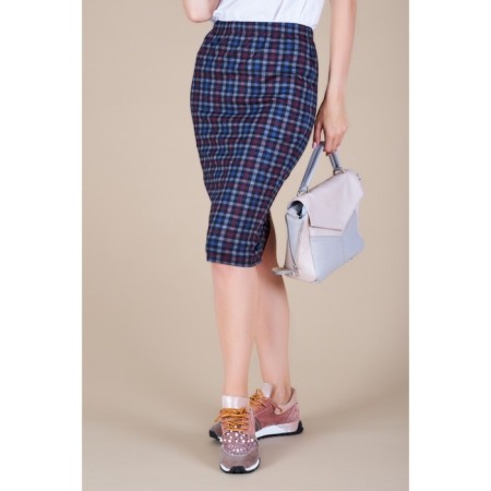 Women's skirt, size 42, gray color-3
