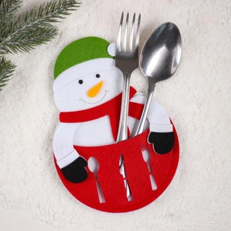 Envelope for cutlery "Snowman"-1