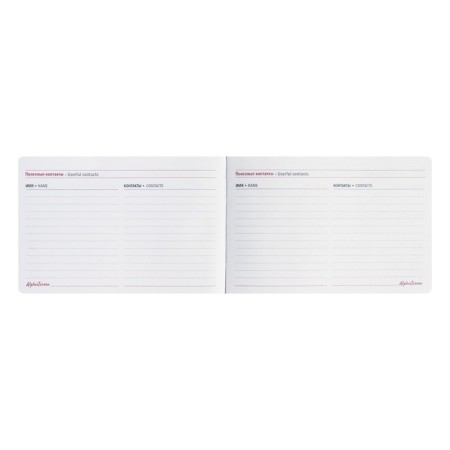 Dated planing 2024, 160x105mm, 64 sheets of Hong Kong, hard binding, artificial leather, pancake embossing, white offset 80 g/m², gray + brown-4