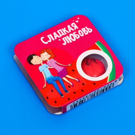 Chewing gum "Sweet Love" strawberries, 14 g-2