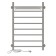 The electric heated tower "Sanprise" Aurora P8, 500x800 mm, right, white