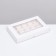Folding box under 15 sweets, white, 13.7 x 22 x 3.5 cm