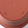 Pot for flowers with a pallet min, 1.2 l, d = 15 cm, h = 11.3 cm, terracotta color