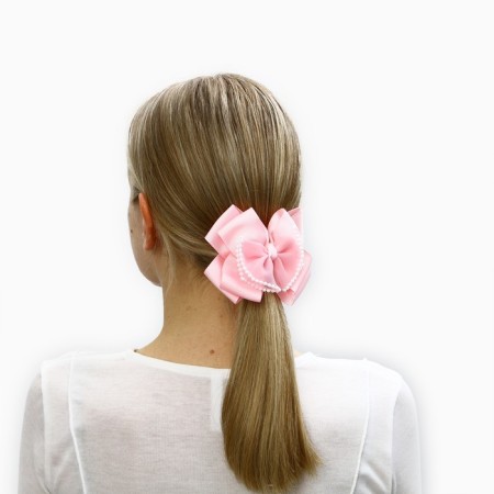 Outlet. Hair bow on a hairpin, 11 cm, princesses-3
