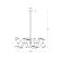 Suspended lamp GIRO 10x50W GU10