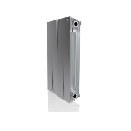 Bimetallic radiator Royal Thermo Pianoforte/Silver Satin, 500 x 100 mm, 4 sections, chrome