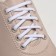 Shoes for shoes, steam, round, d = 5 mm, 90 cm, white color