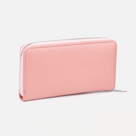 Women's wallet with lightning, pink color-1