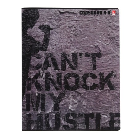 Notebook of 48 sheets in the hip-hop cage, cover coated cardboard, hybrid uf-lak, mix-6
